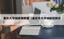 重庆大学城疫情数据（重庆市大学城新冠肺炎）